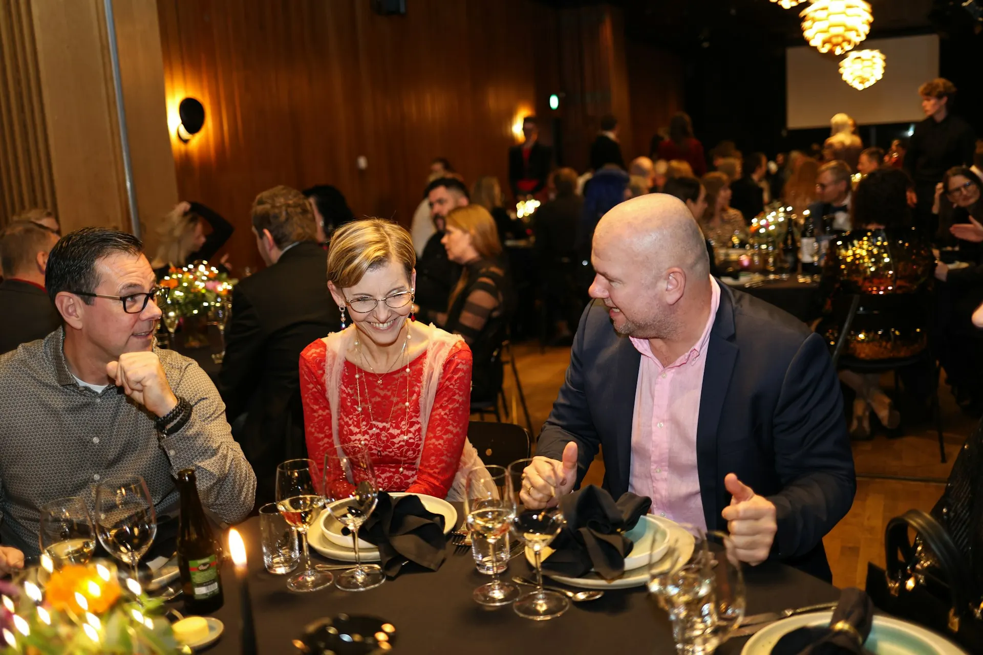 Performers at an agency-produced corporate event