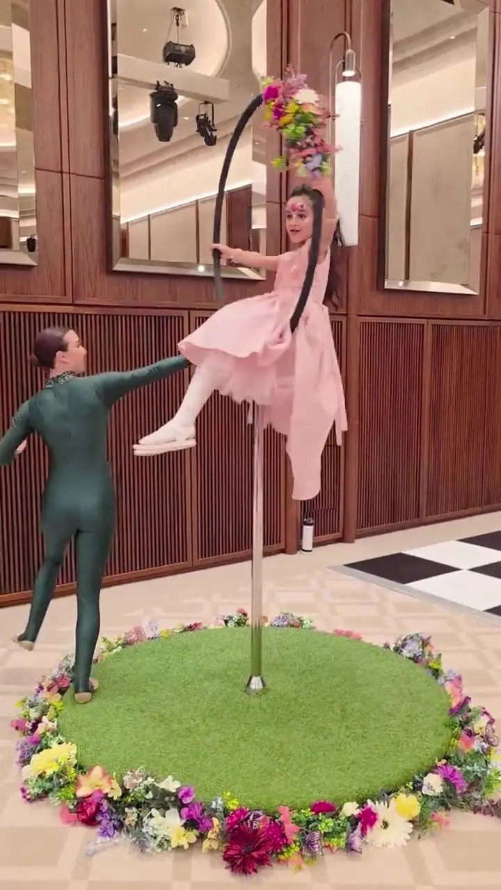 Garden of Eden workshops and demos at Eid celebration: aerial performers, enchanted garden theme