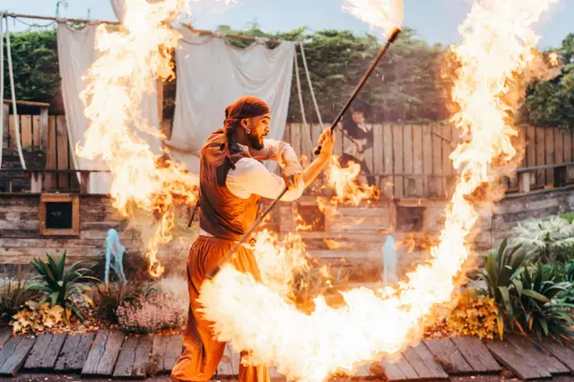 Fire Performers, Under The Sea theme