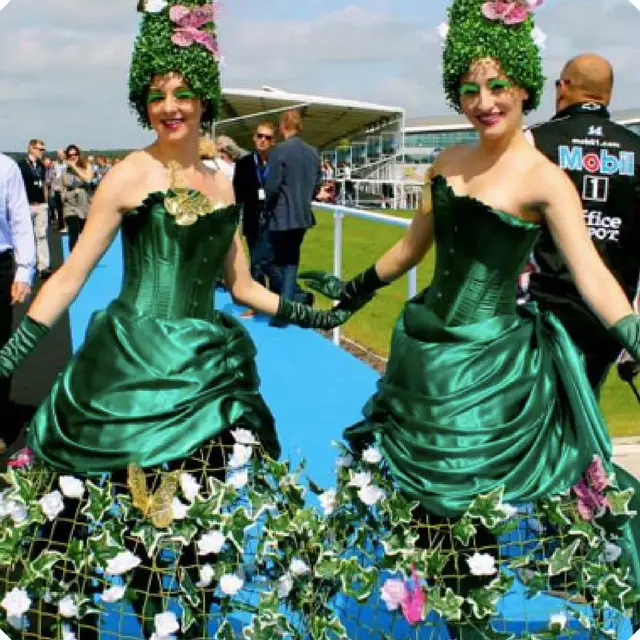 Walkabout Characters, Enchanted Garden theme